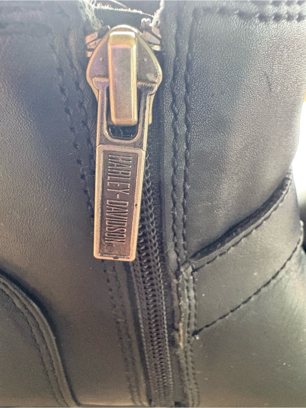 Harley-Davidson Lifestyle Women's Black Leather Harness Boots Silver Buckles - Picture 9 of 10